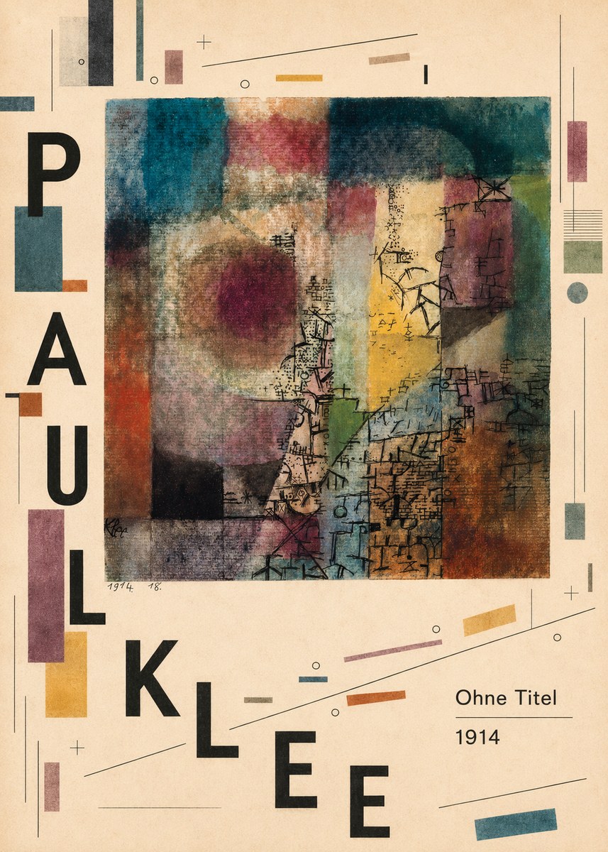 Paul Klee Ohne Titel I No6 - Poster