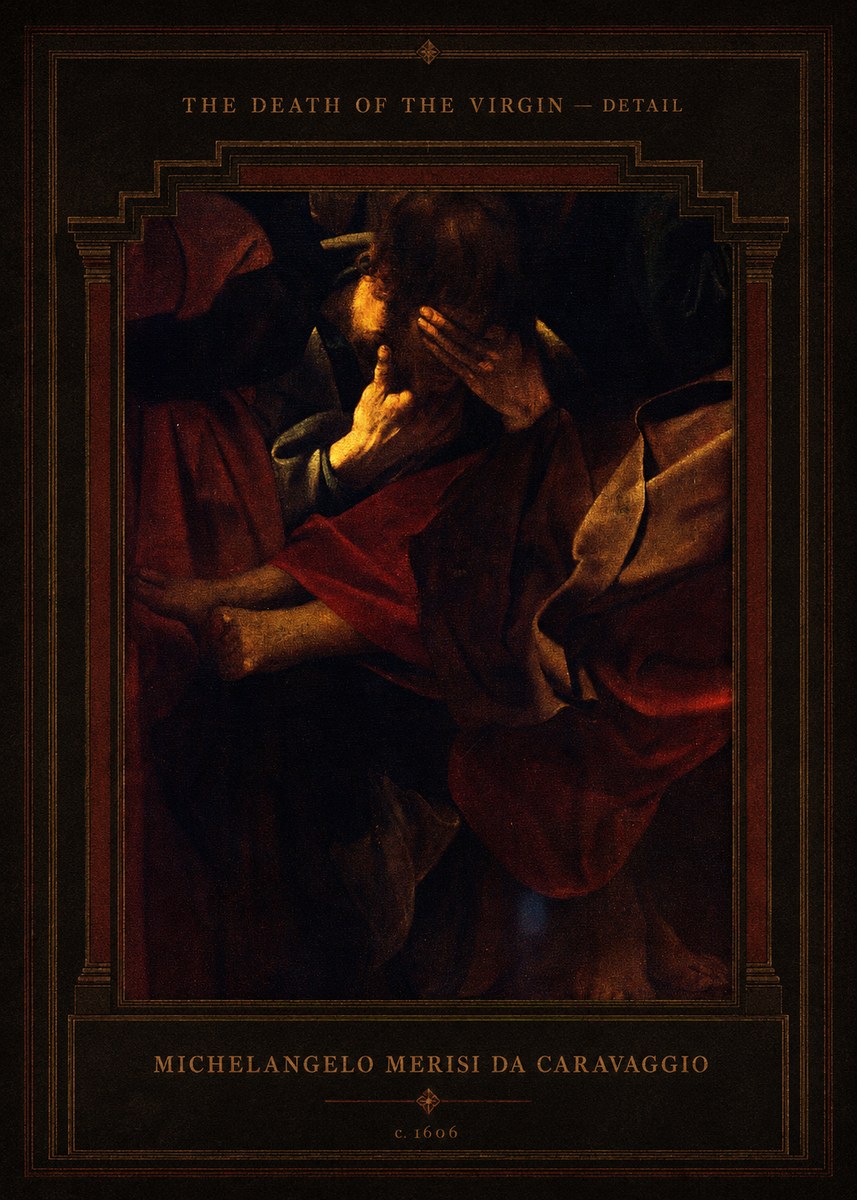 Michelangelo Merisi da Caravaggio The Death of the Virgin – Detail No3 - Poster