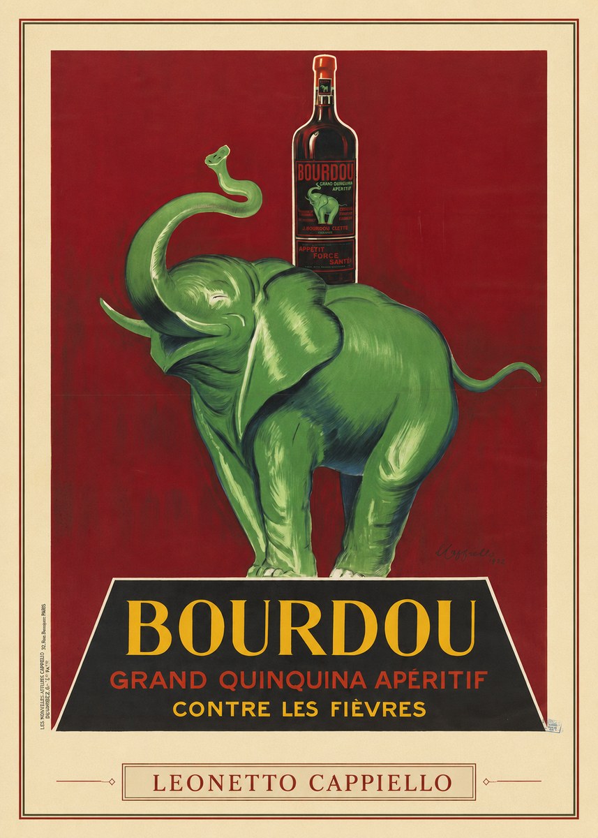 Leonetto Cappiello Bourdou No3 - Poster