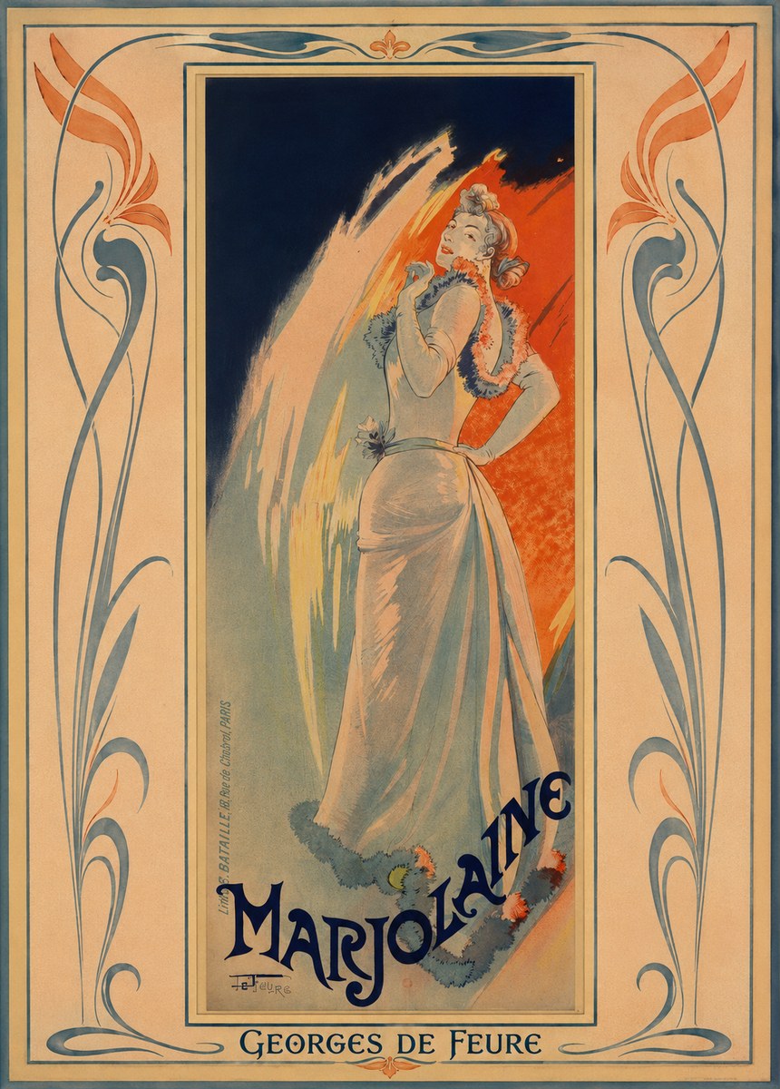 Georges de Feure Marjolaine No1 - Poster