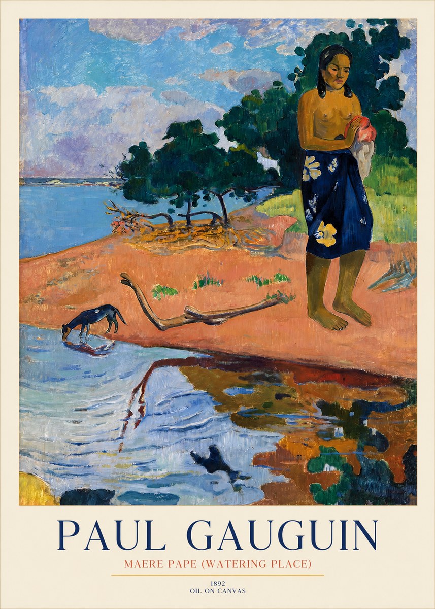 Paul Gauguin Maere Pape (Watering Place) No1 - Poster
