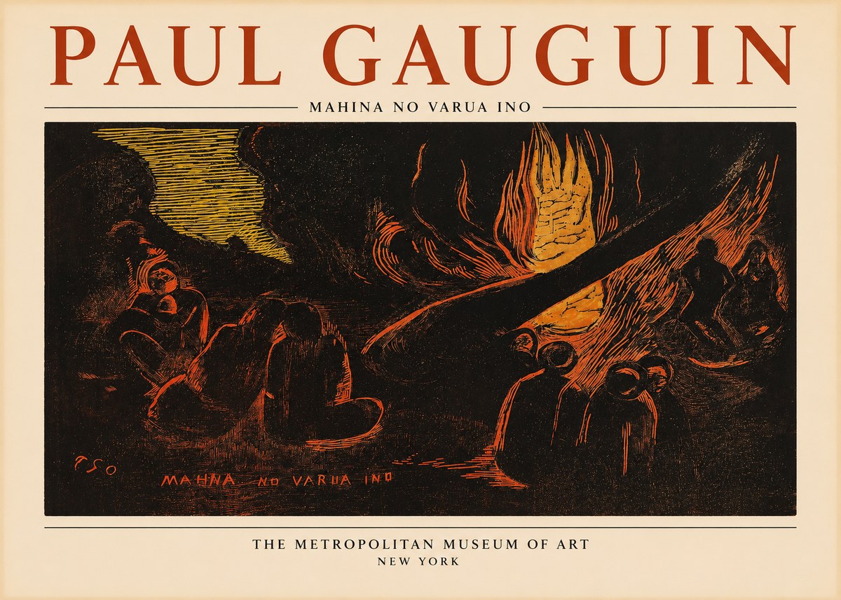 Paul Gauguin Mahina No Varua Ino No1 - Poster