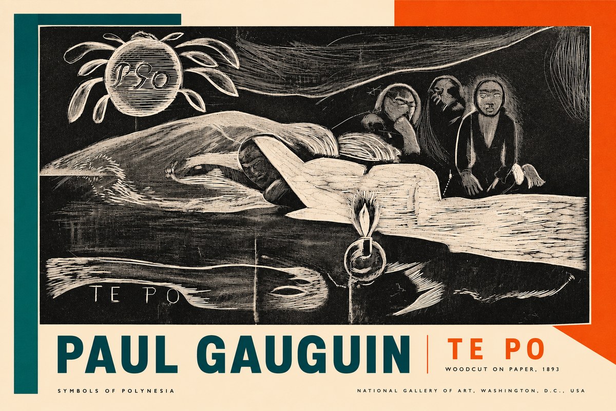 Paul Gauguin Te Po No2 - Poster