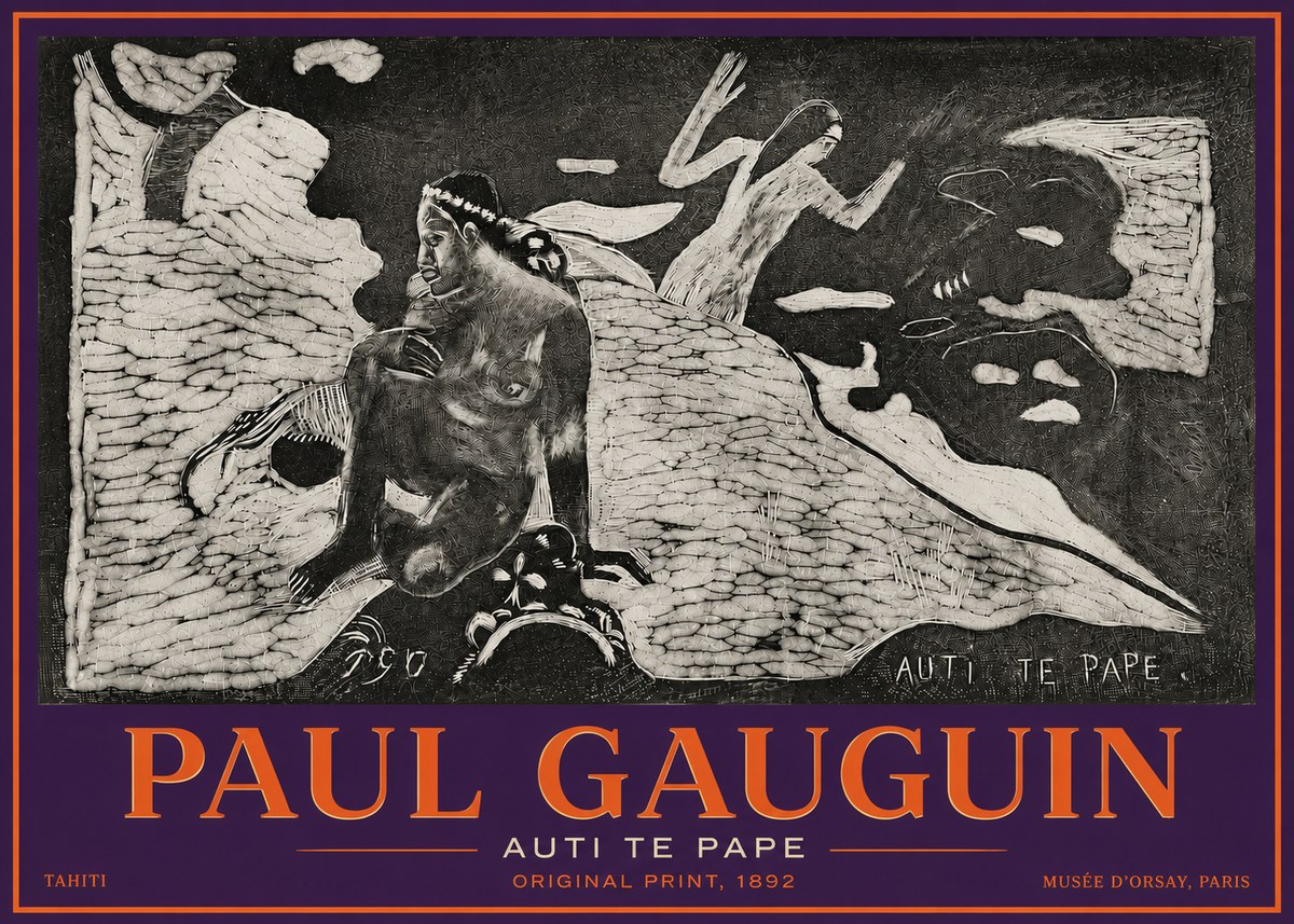 Paul Gauguin Auti Te Pape No5 - Poster