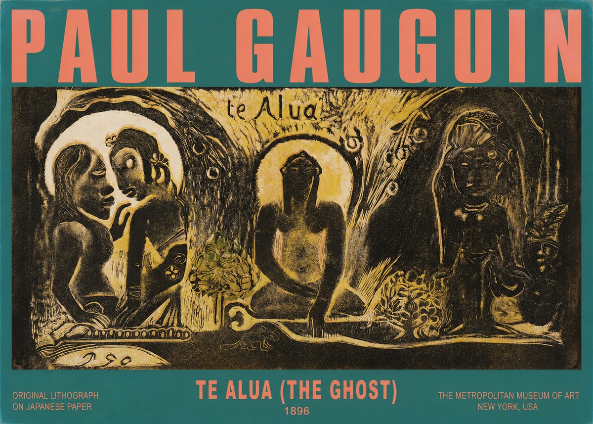 Paul Gauguin Te Alua (the Ghost) No2 - Poster