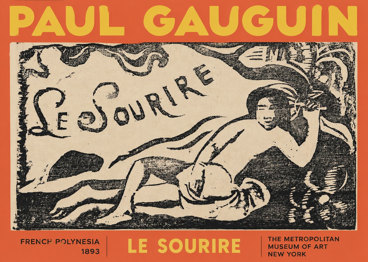 Paul Gauguin Le Sourire No2 - Poster