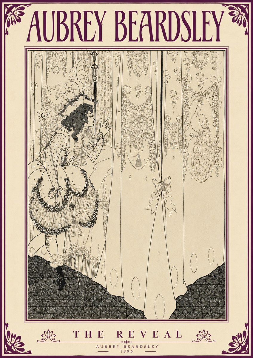 Aubrey Beardsley The Reveal No5 - Poster