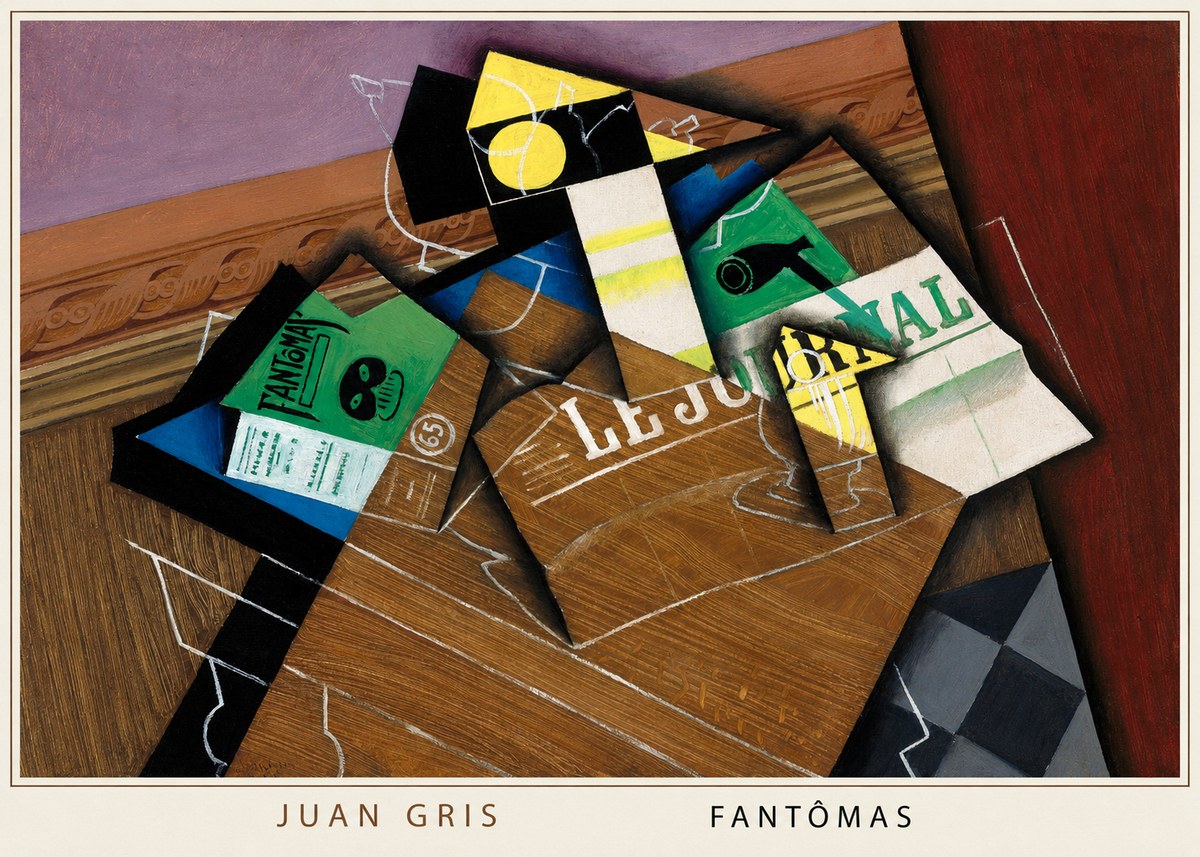 Juan Gris Fantômas I No6 - Poster