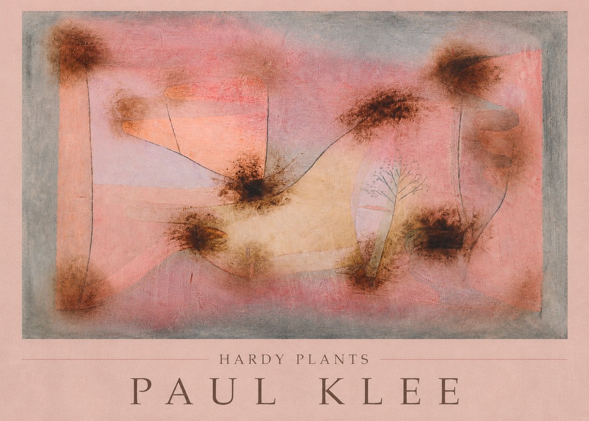 Paul Klee Hardy Plants I No5 - Poster