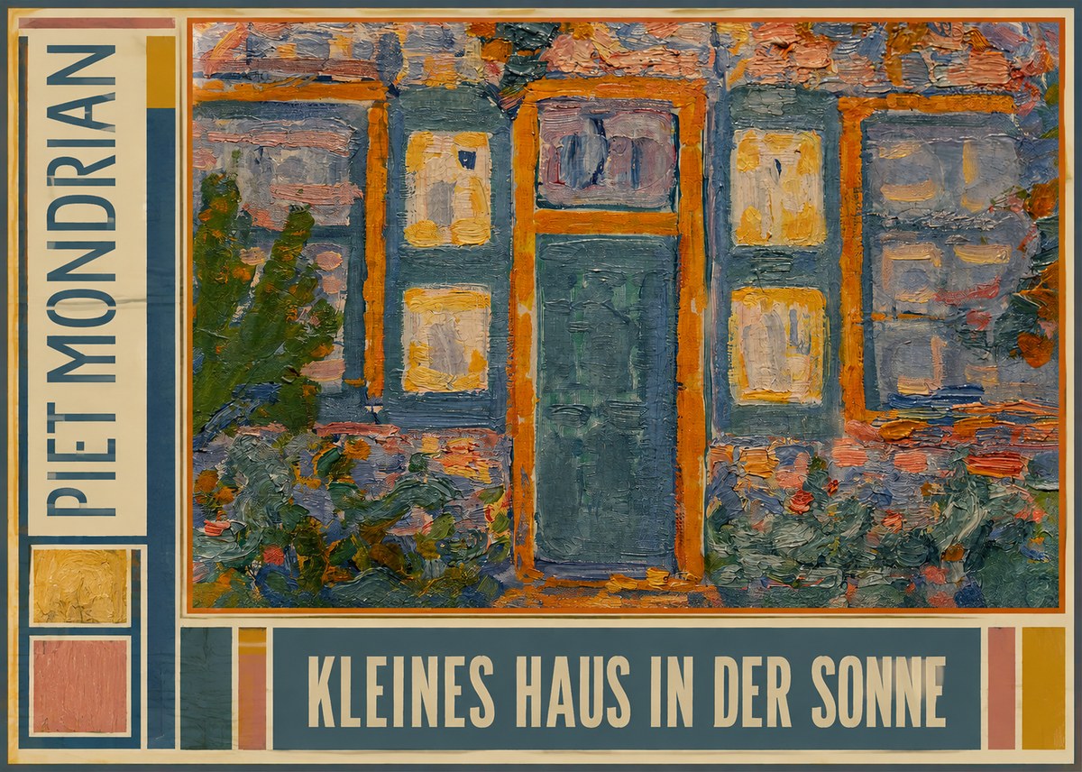 Piet Mondrian Kleines Haus in Der Sonne II No3 - Poster