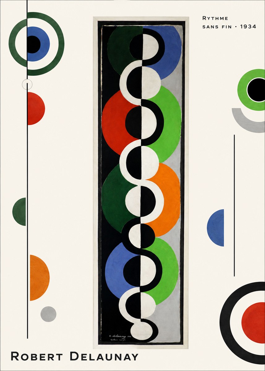 Robert Delaunay Rythme Sans Fin I No2 - Poster