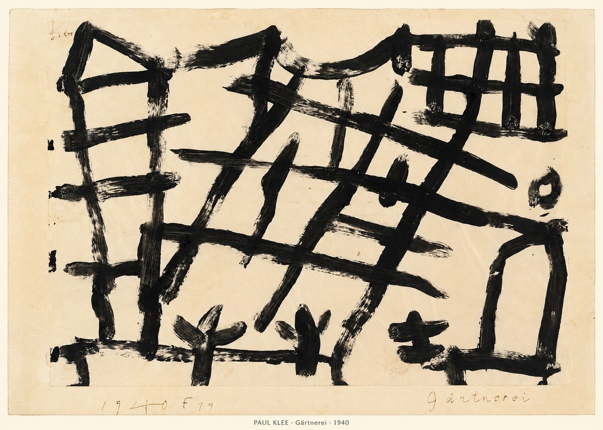 Paul Klee Gärtnerei No6 - Poster