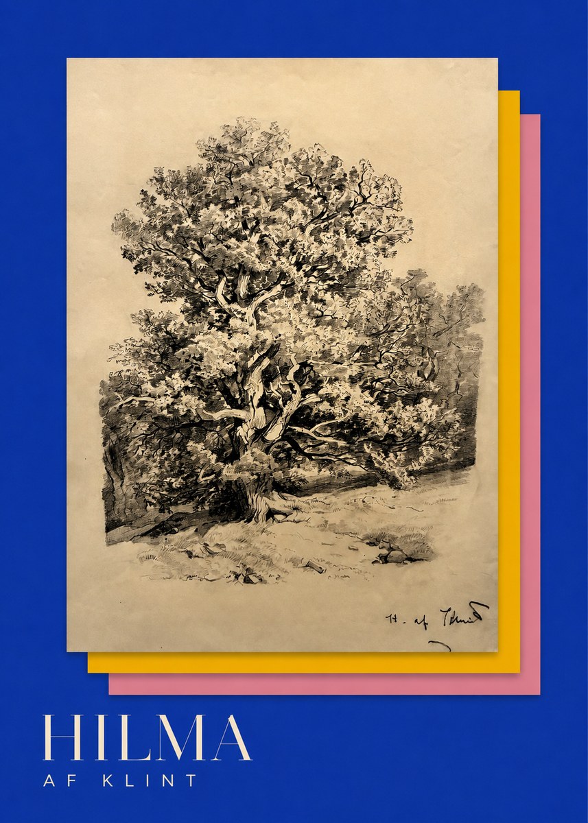 Hilma af Klint Large Tree Landscape No3 - Poster