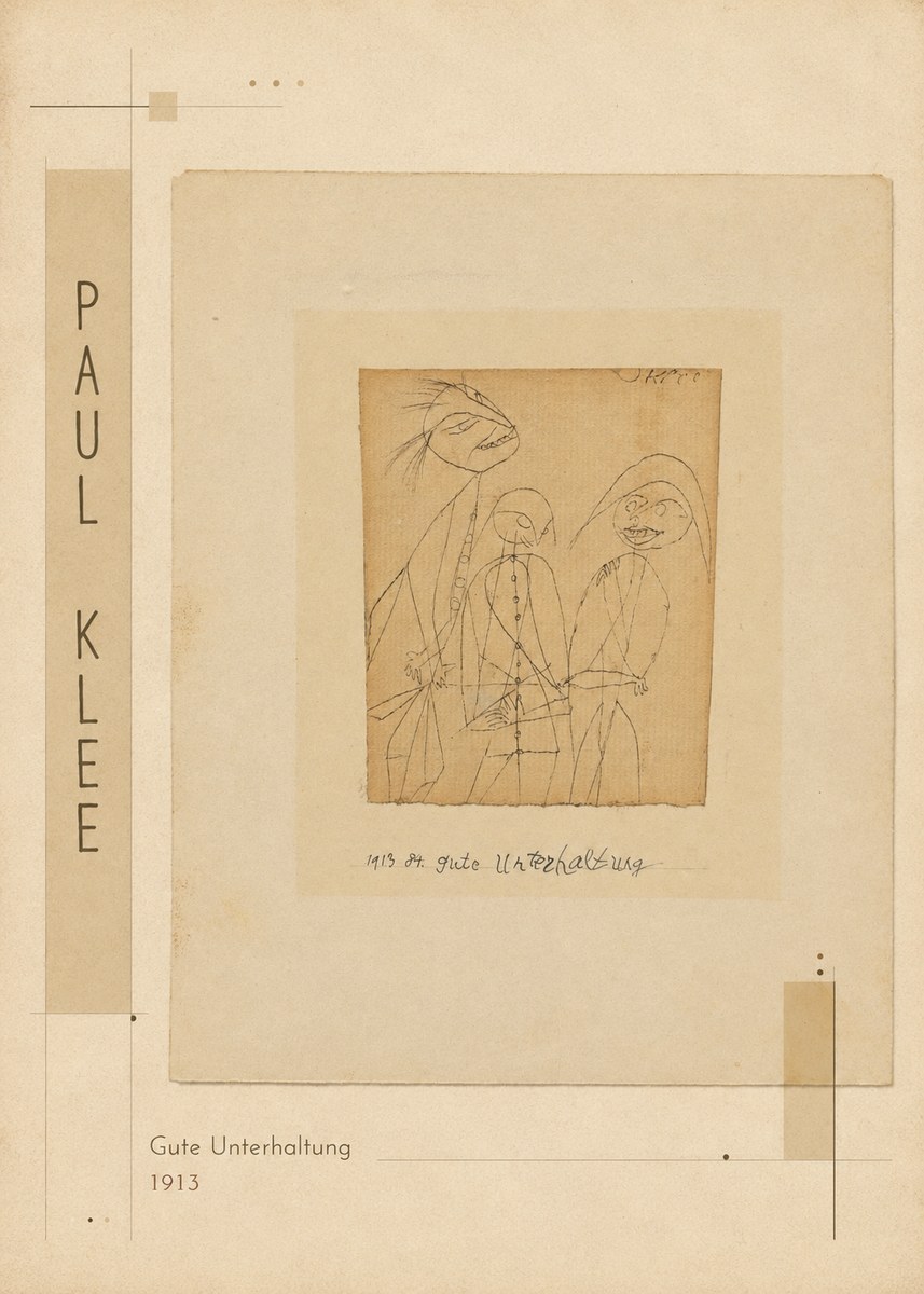 Paul Klee Gute Unterhaltung No2 - Poster