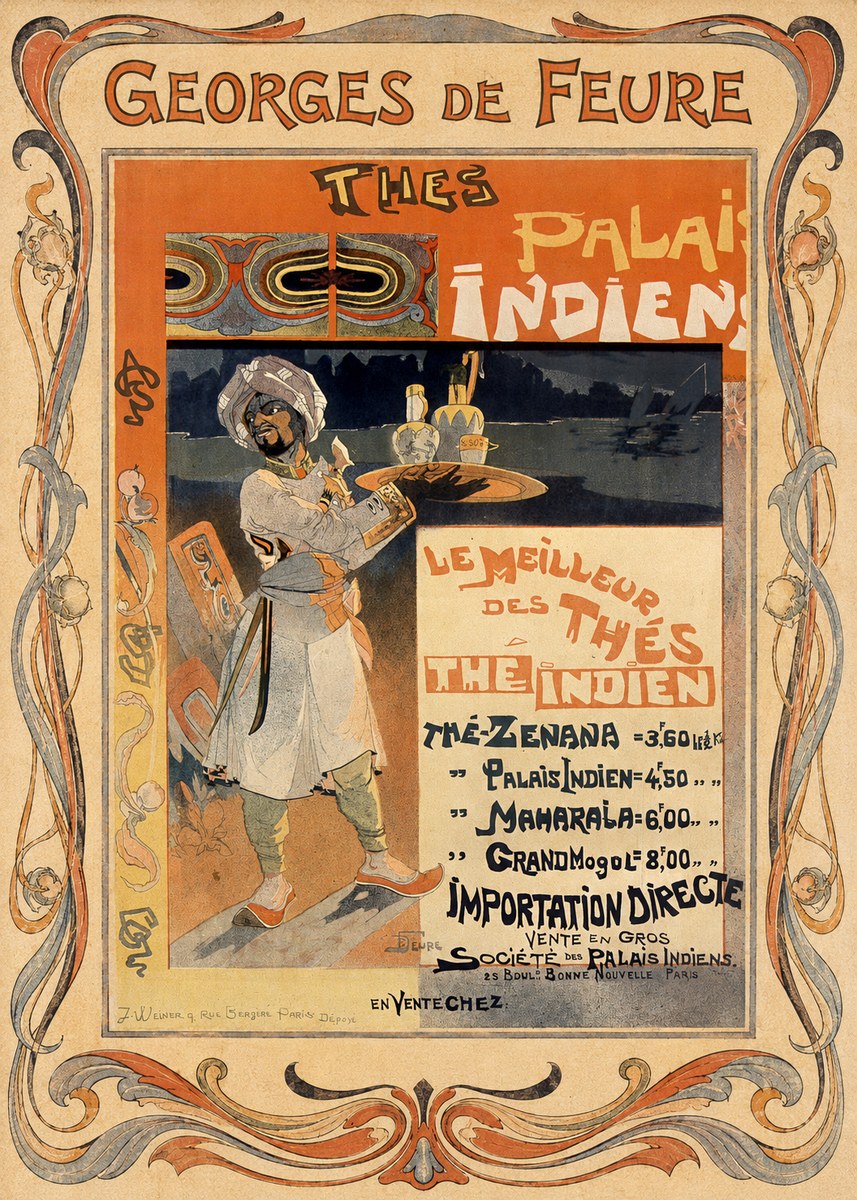 Georges de Feure Thés Palais Indien No1 - Poster