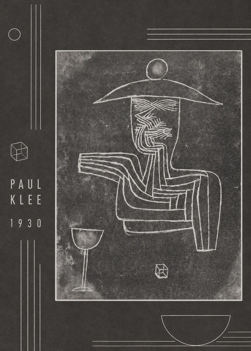Paul Klee Figure of a Seer No2 - Poster