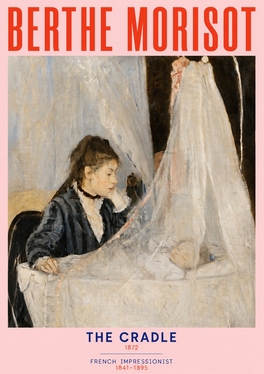 Berthe Morisot The Cradle No4 - Poster