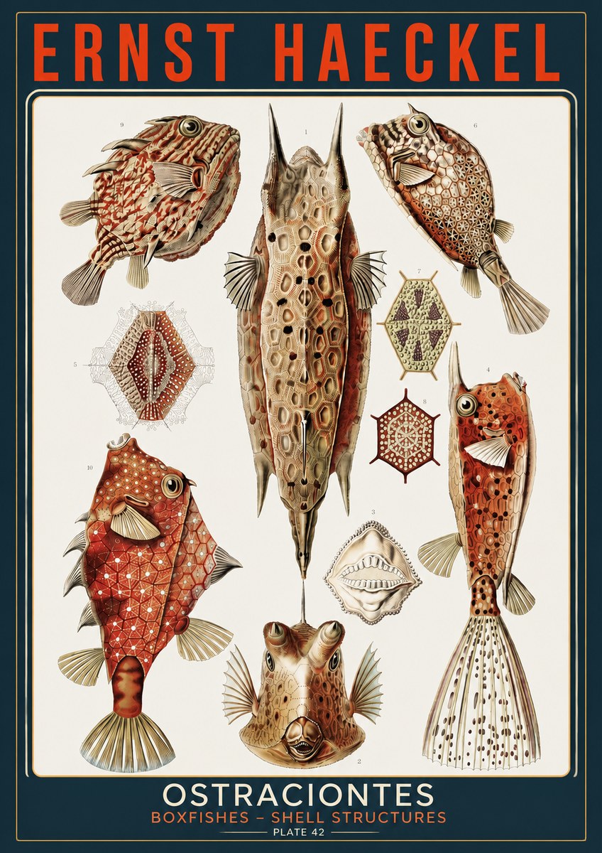 Ernst Haeckel Ostracodes Crustacea No5 - Poster
