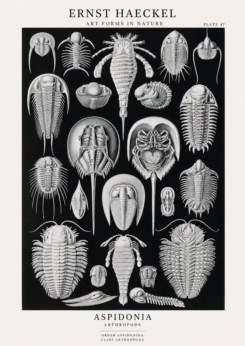 Ernst Haeckel Aspidonia No1 - Poster