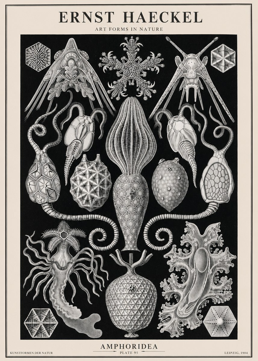 Ernst Haeckel Amphoridea No2 - Poster