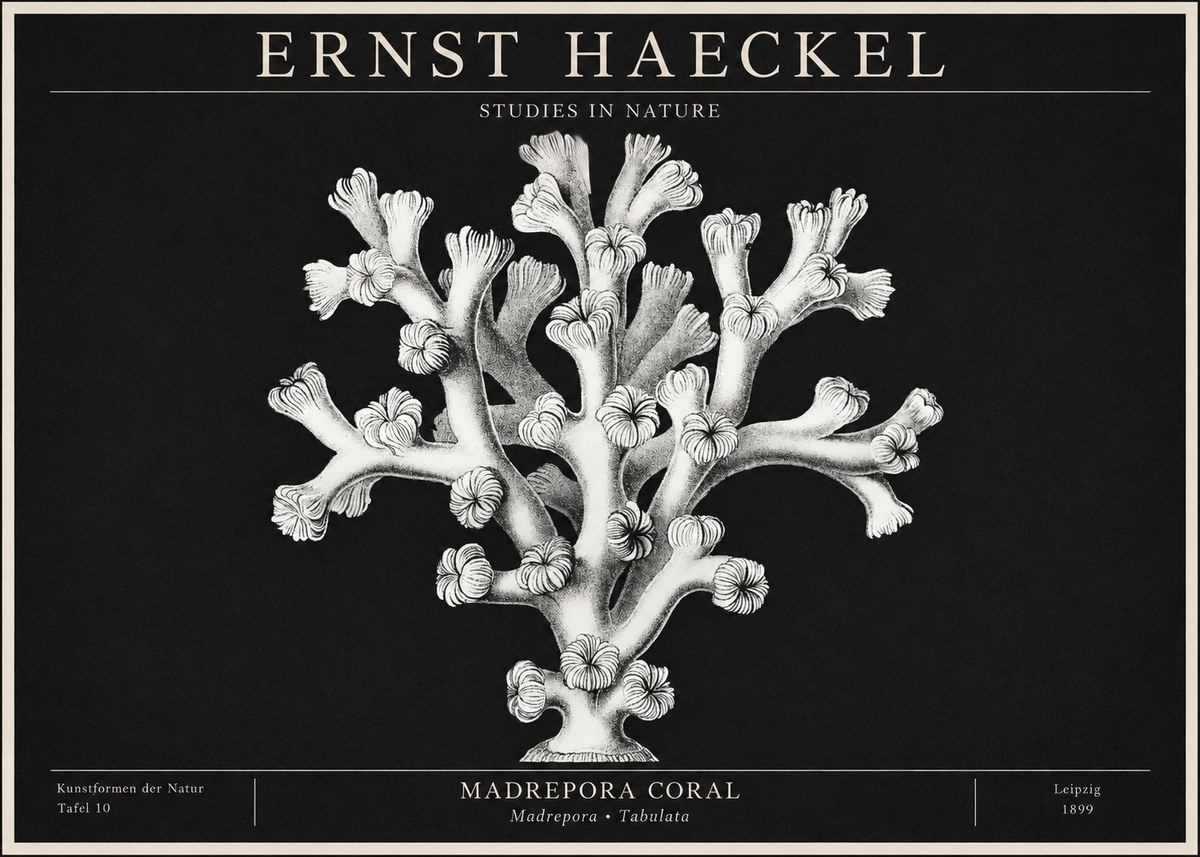 Ernst Haeckel Corallium Rubrum I No2 - Poster