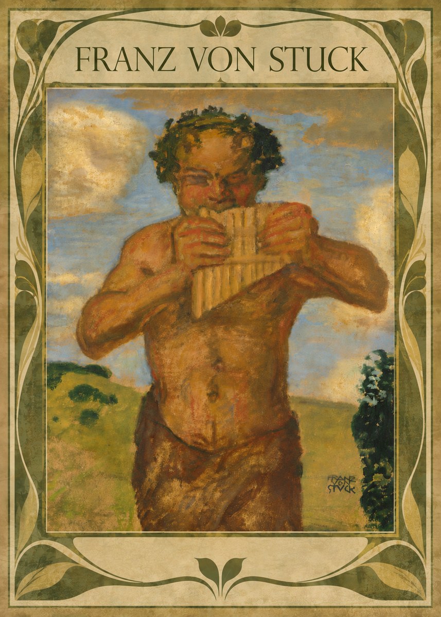 Franz von Stuck Faun No5 - Poster