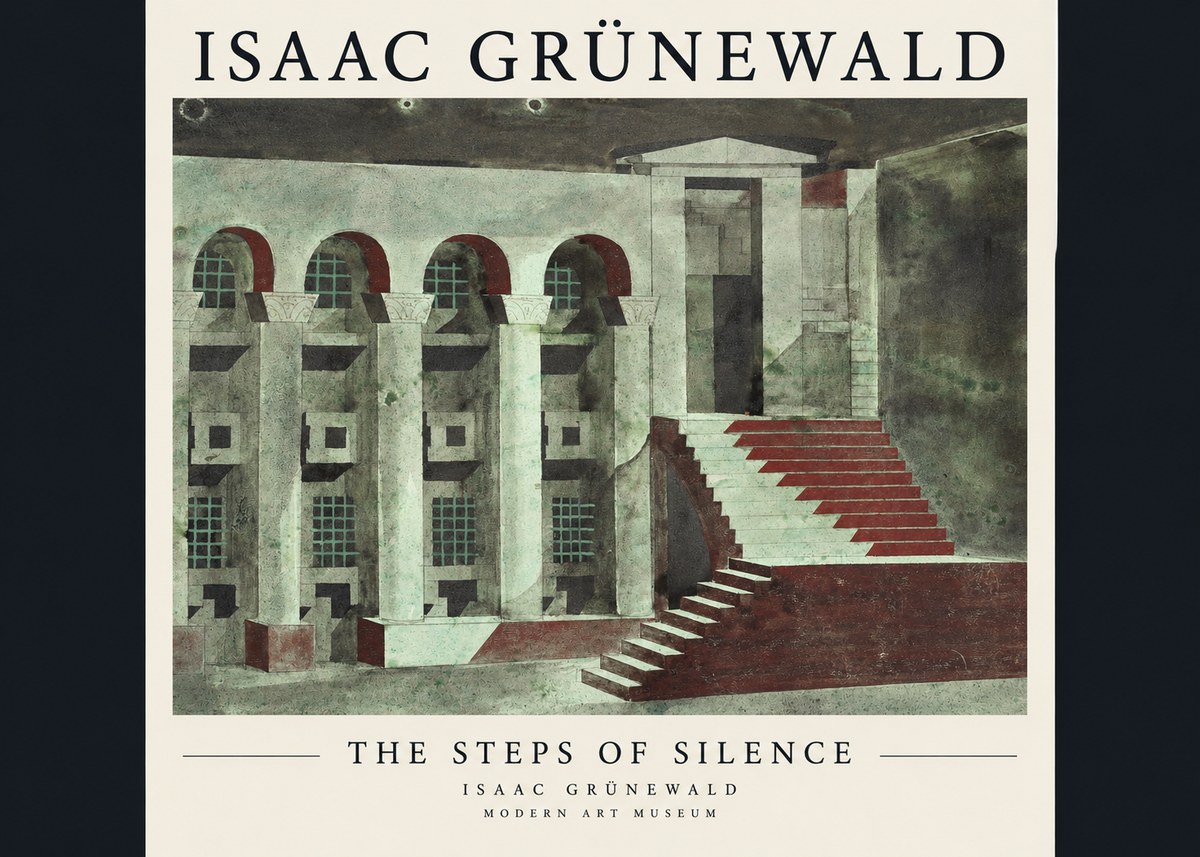 Isaac Grünewald The Steps of Silence No1 - Poster