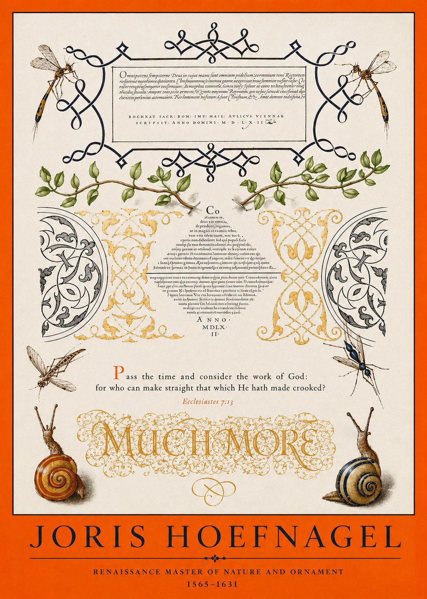 Joris Hoefnagel Memento Mori No4 - Poster
