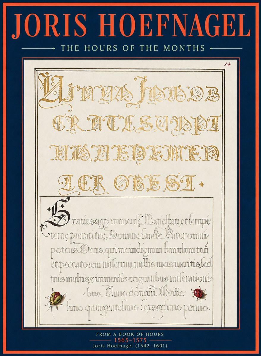 Joris Hoefnagel Gratias Tibi Agimus No3 - Poster