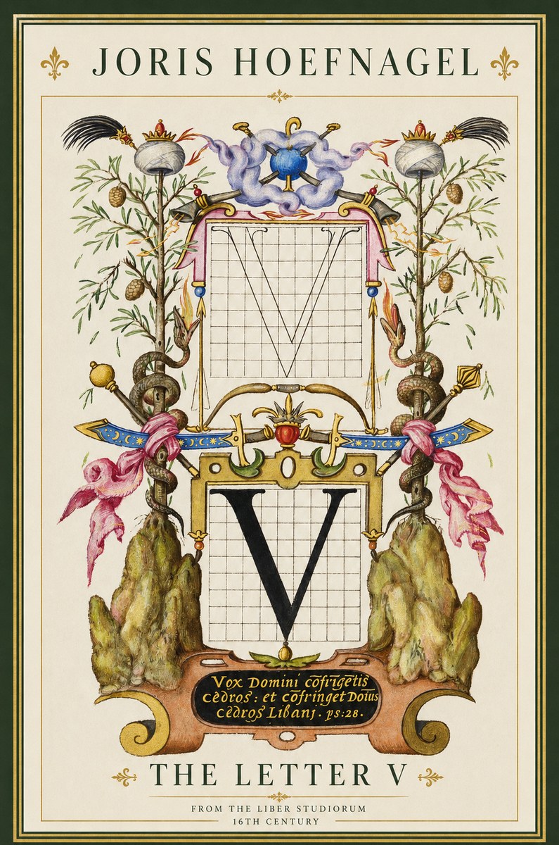Joris Hoefnagel The Letter V No2 - Poster