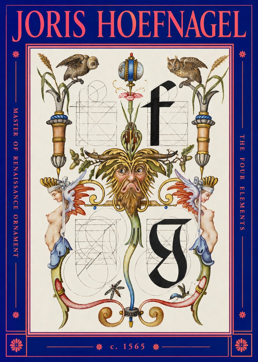 Joris Hoefnagel The Four Elements II No2 - Poster