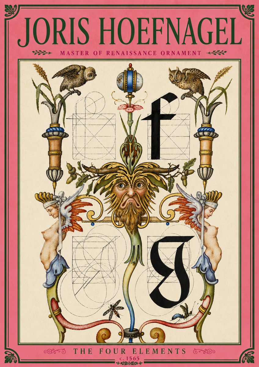 Joris Hoefnagel The Four Elements II No5 - Poster