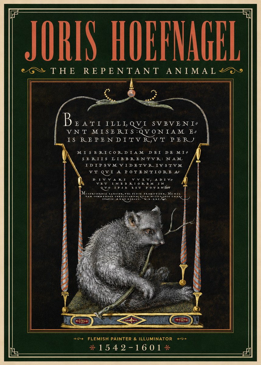 Joris Hoefnagel The Repentant Animal No4 - Poster