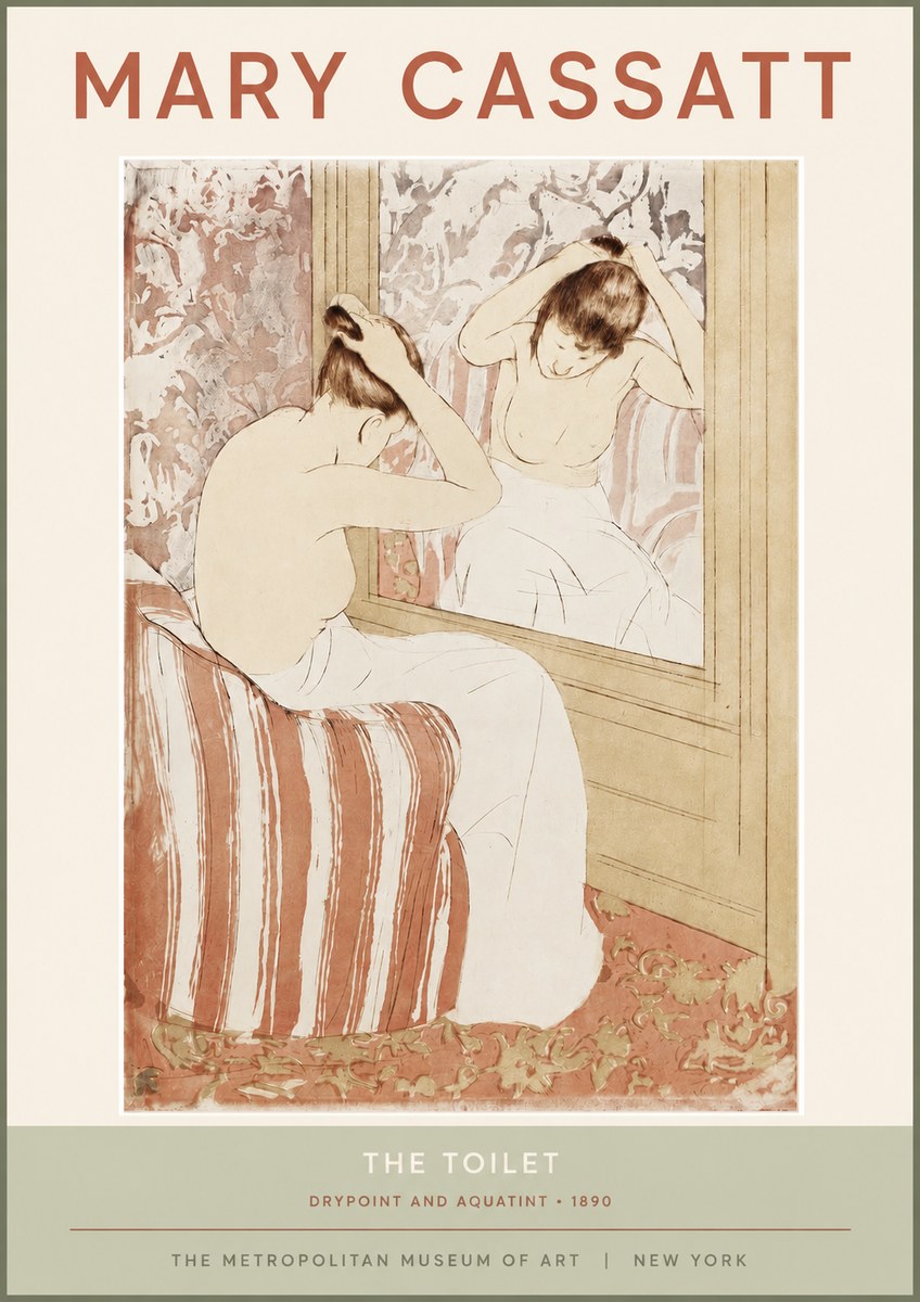 Mary Cassatt The Toilet No2 - Poster