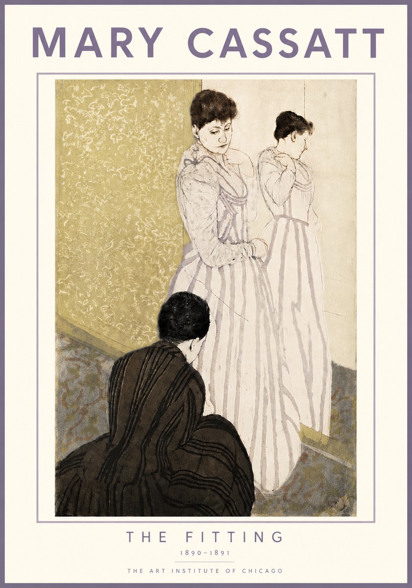 Mary Cassatt The Fitting No6 - Poster