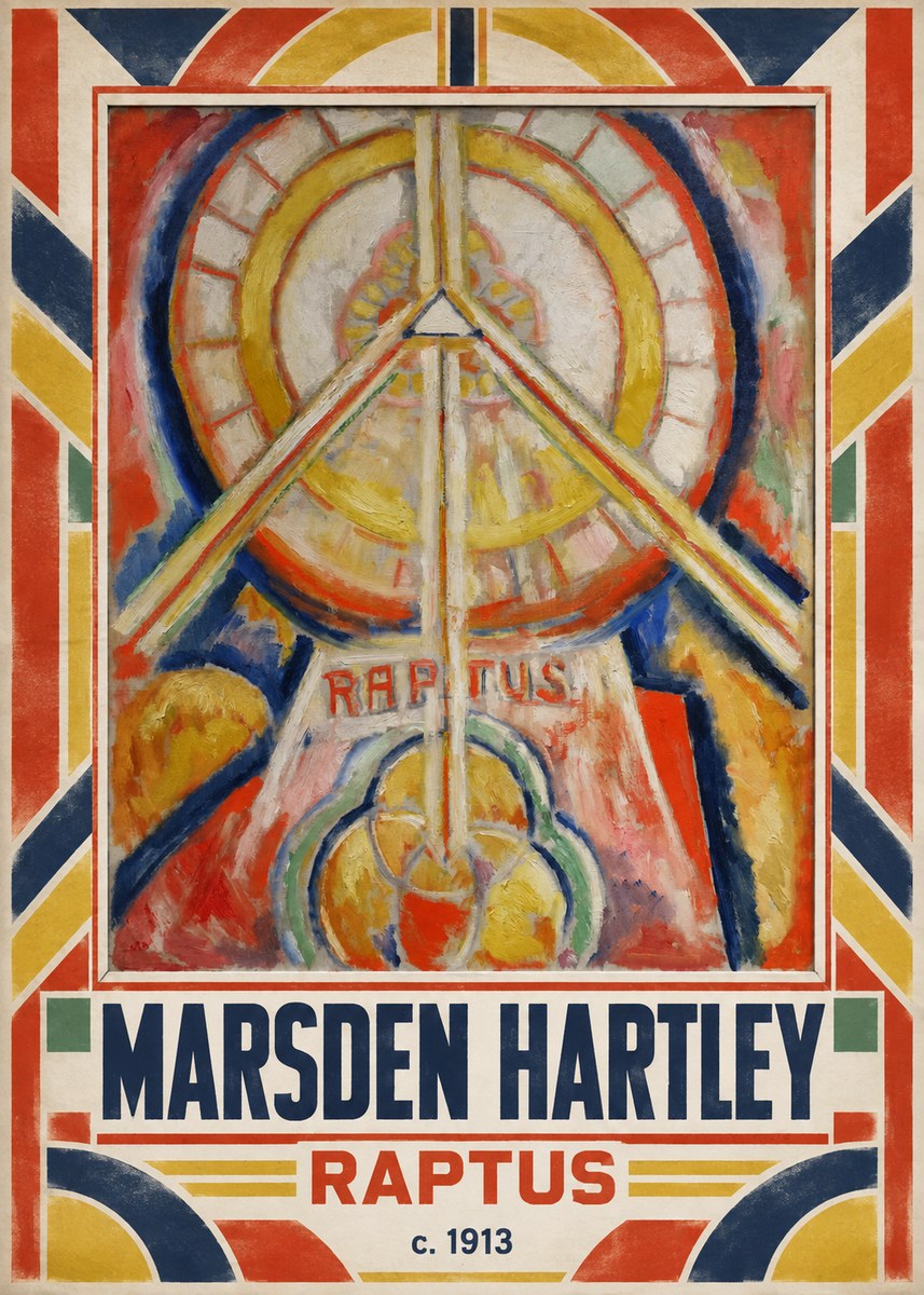 Marsden Hartley Raptus No1 - Poster