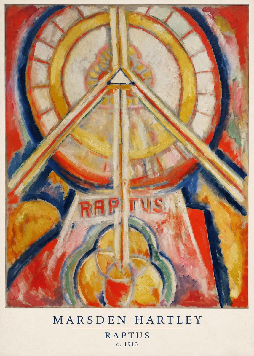 Marsden Hartley Raptus No6 - Poster