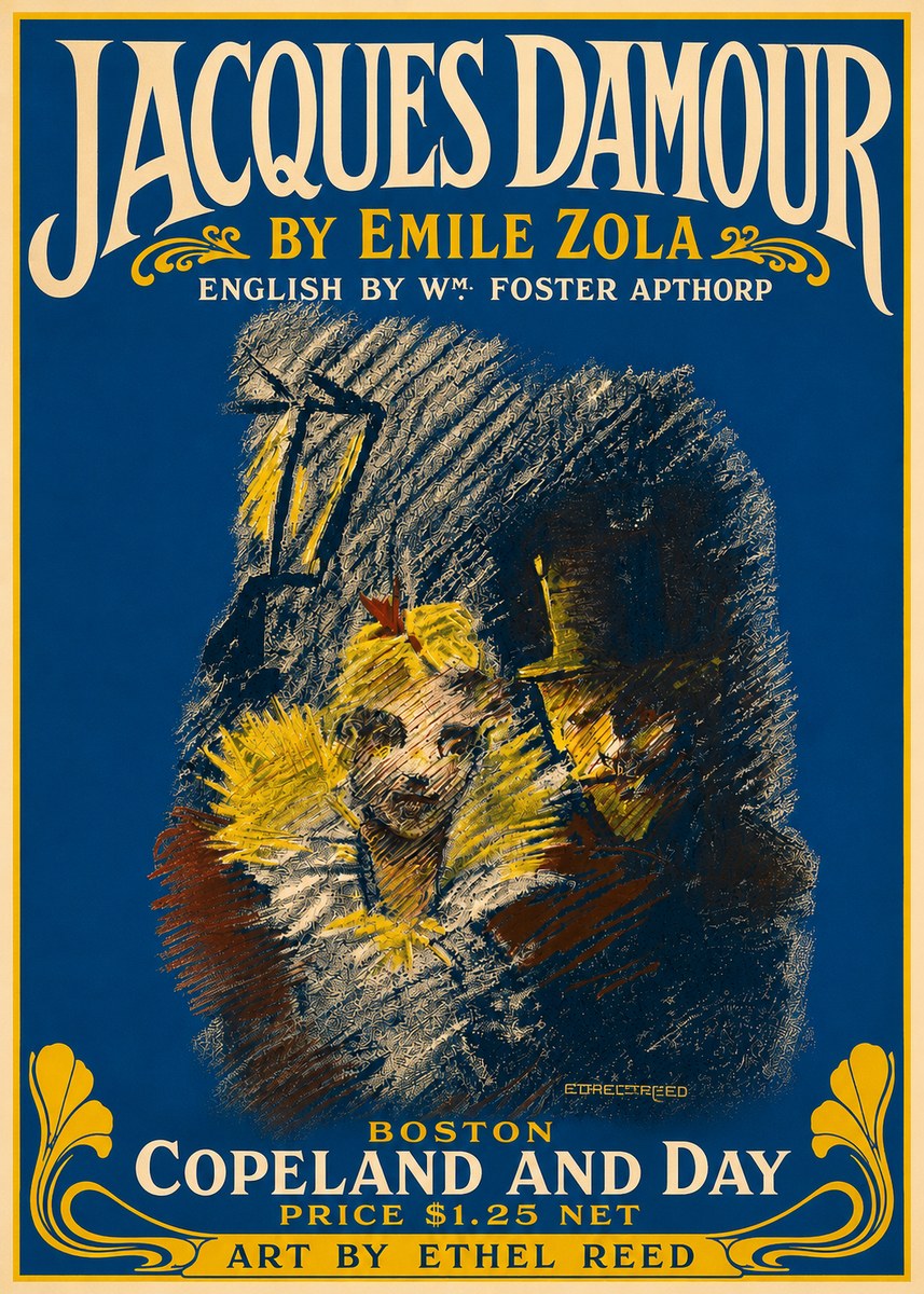 Ethel Reed Jacques Damour No5 - Poster