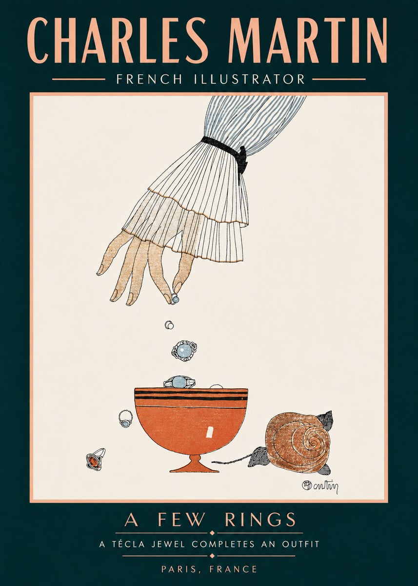 Charles Martin Some Jewels No6 - Poster