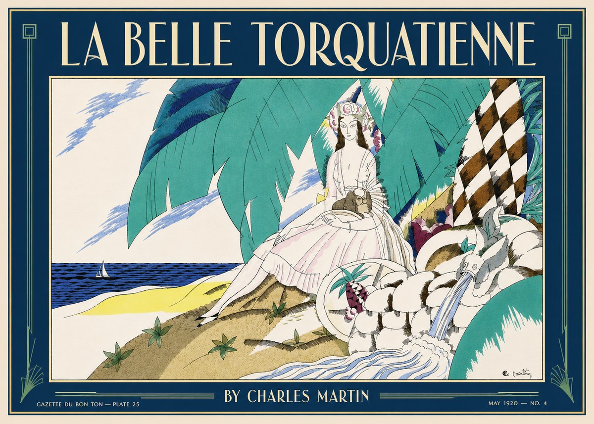 Charles Martin La Belle Torquatienne No5 - Poster