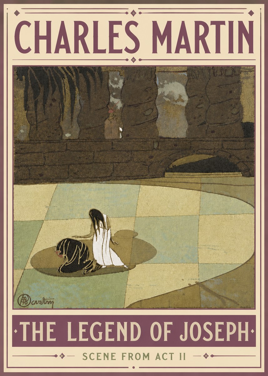 Charles Martin The Legend of Joseph - Scene from Act Ii No5 - Poster