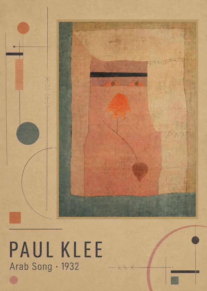 Paul Klee Arab Song No3 - Poster