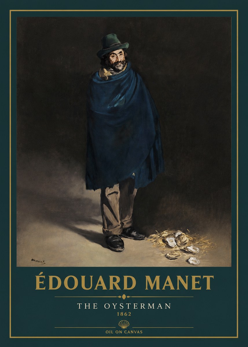 Édouard Manet The Oysterman No3 - Poster