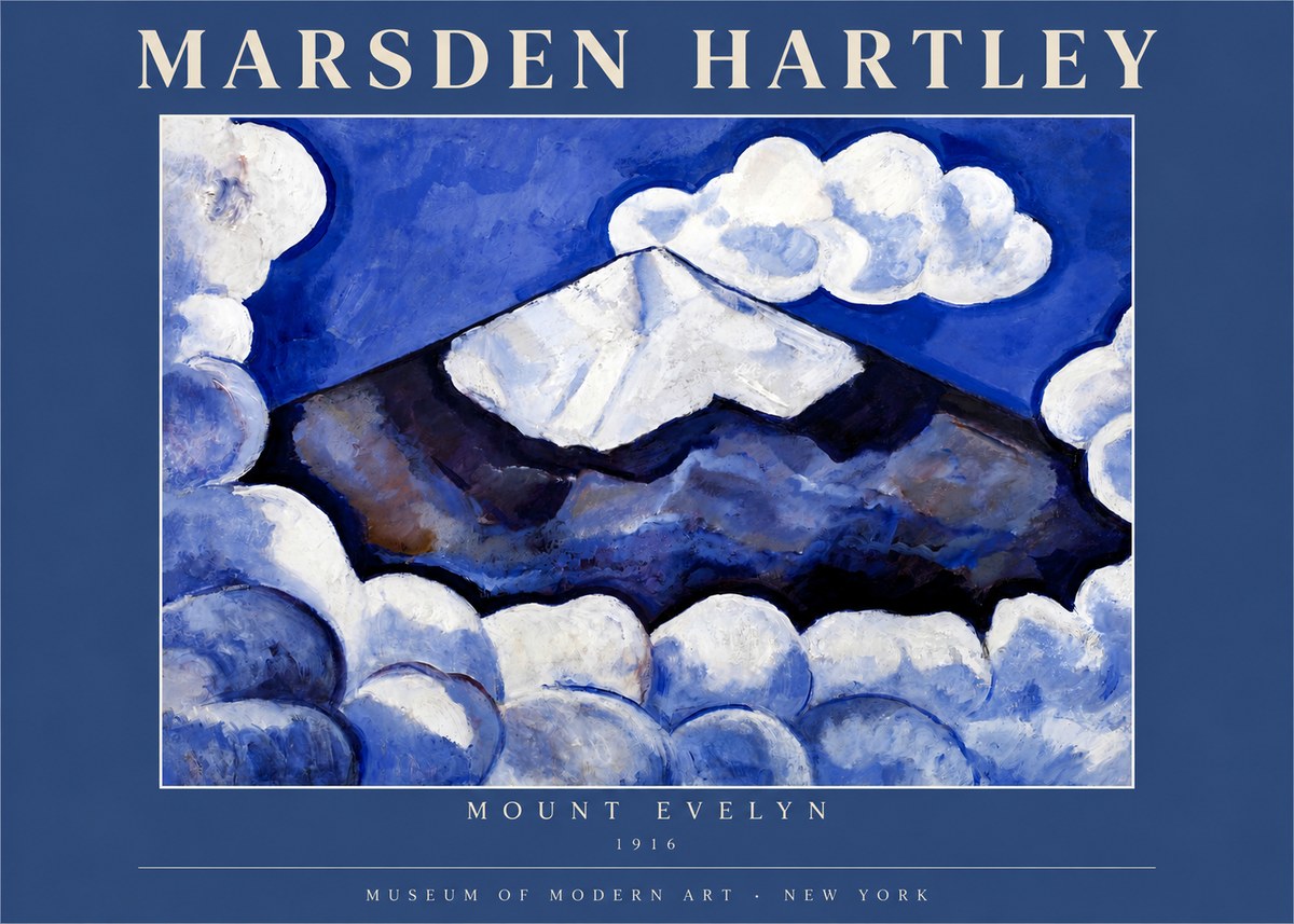 Marsden Hartley Mount Evelyn No3 - Poster