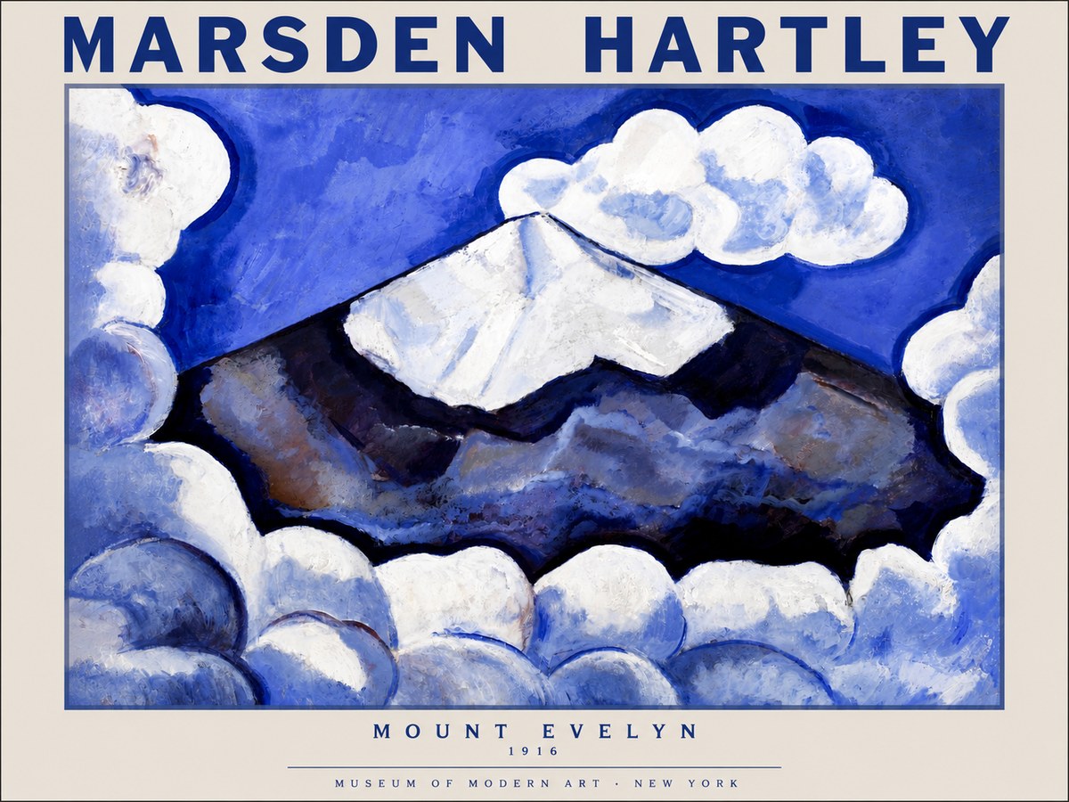 Marsden Hartley Mount Evelyn No5 - Poster