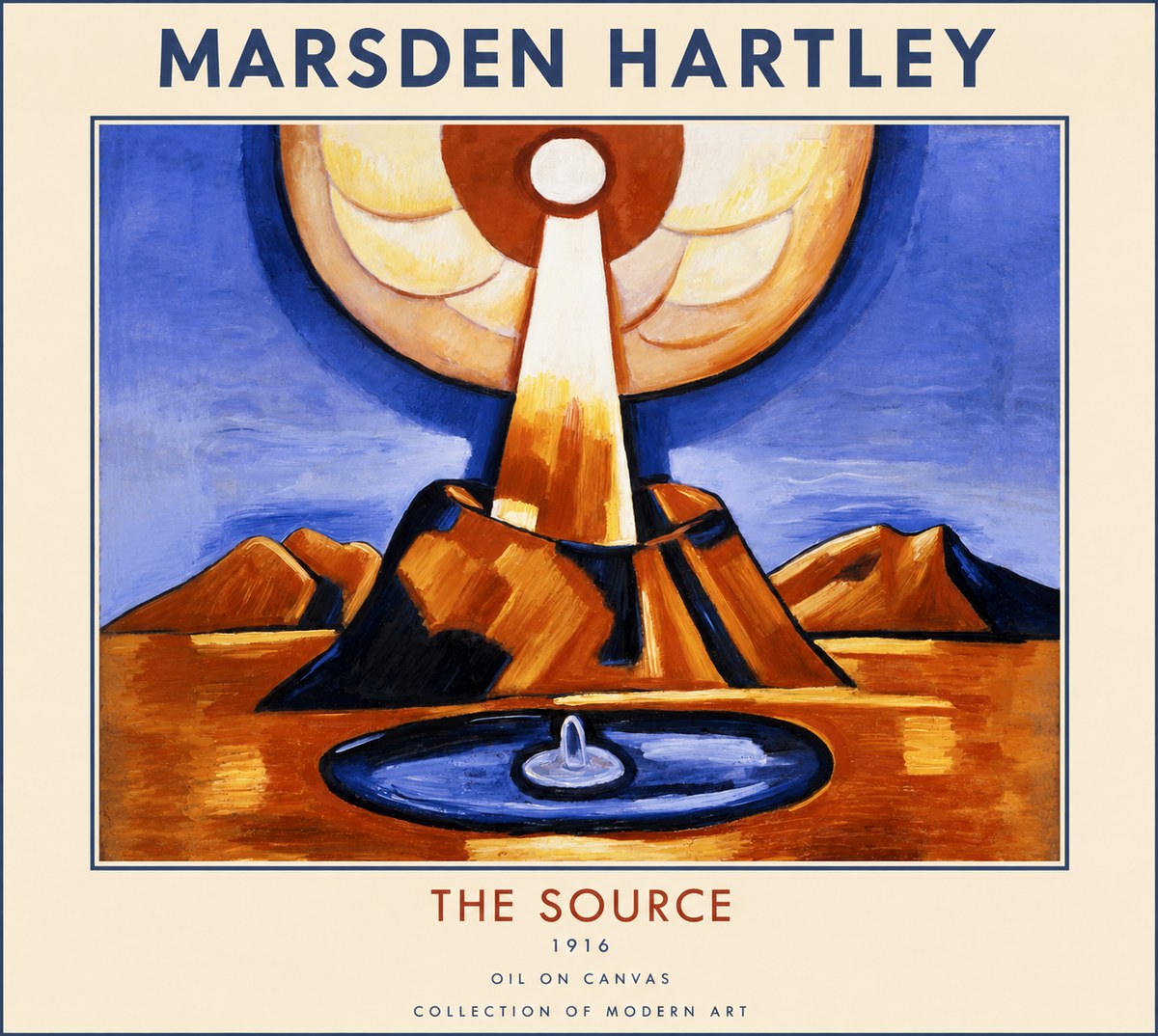 Marsden Hartley The Source No1 - Poster
