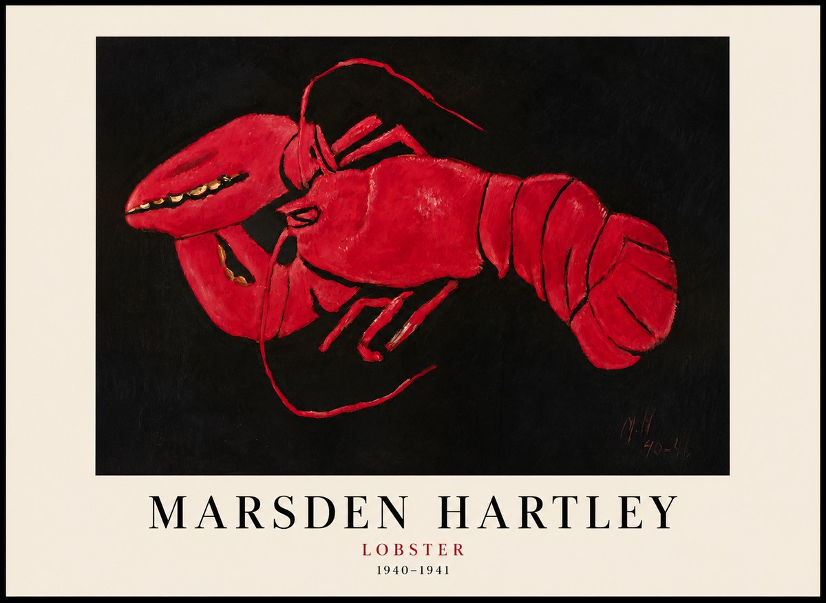 Marsden Hartley Lobster No1 - Poster