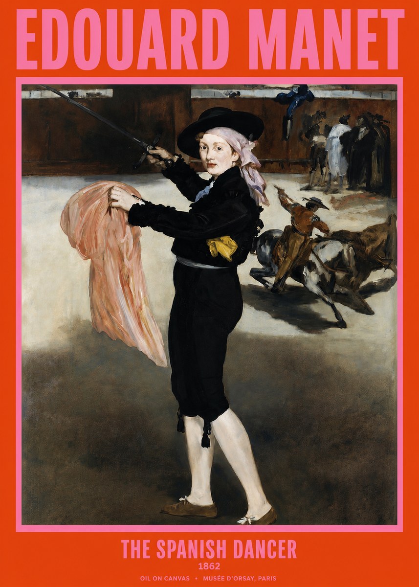 Édouard Manet The Little Bullfighter No3 - Poster