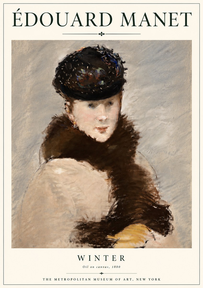 Édouard Manet Winter No4 - Poster