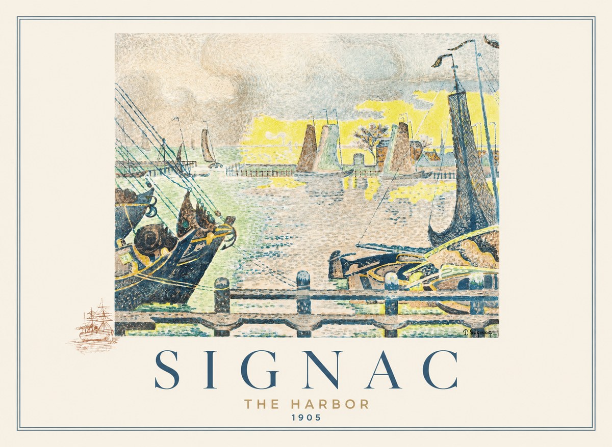 Signac The Harbor III No1 - Poster
